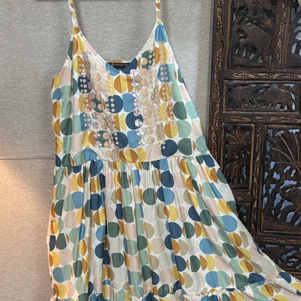 Colorful Polka Dot Dress